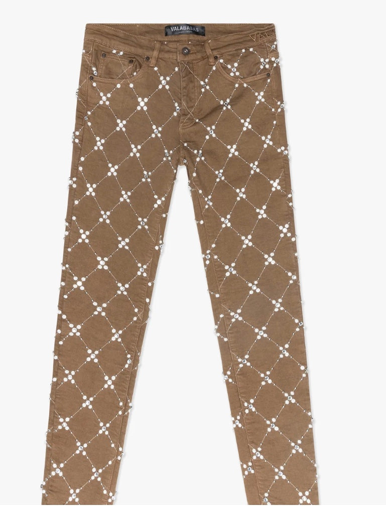 Valabasas Blur Skinny Jean Brown
