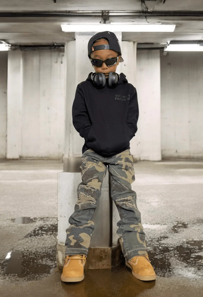 JORDAN CRAIG KIDS STACKED TRIBECA TWILL PANTS (WOODLAND)