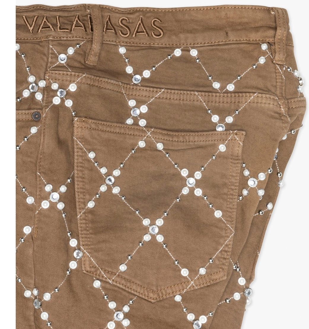 Valabasas Blur Skinny Jean Brown