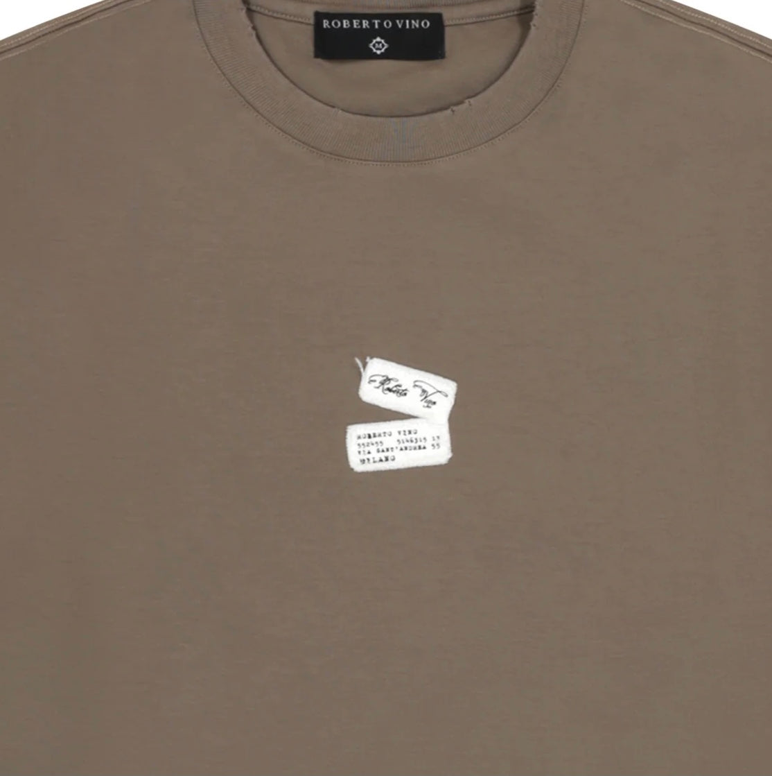ROBERTO VINO The Angel Tee - Brown