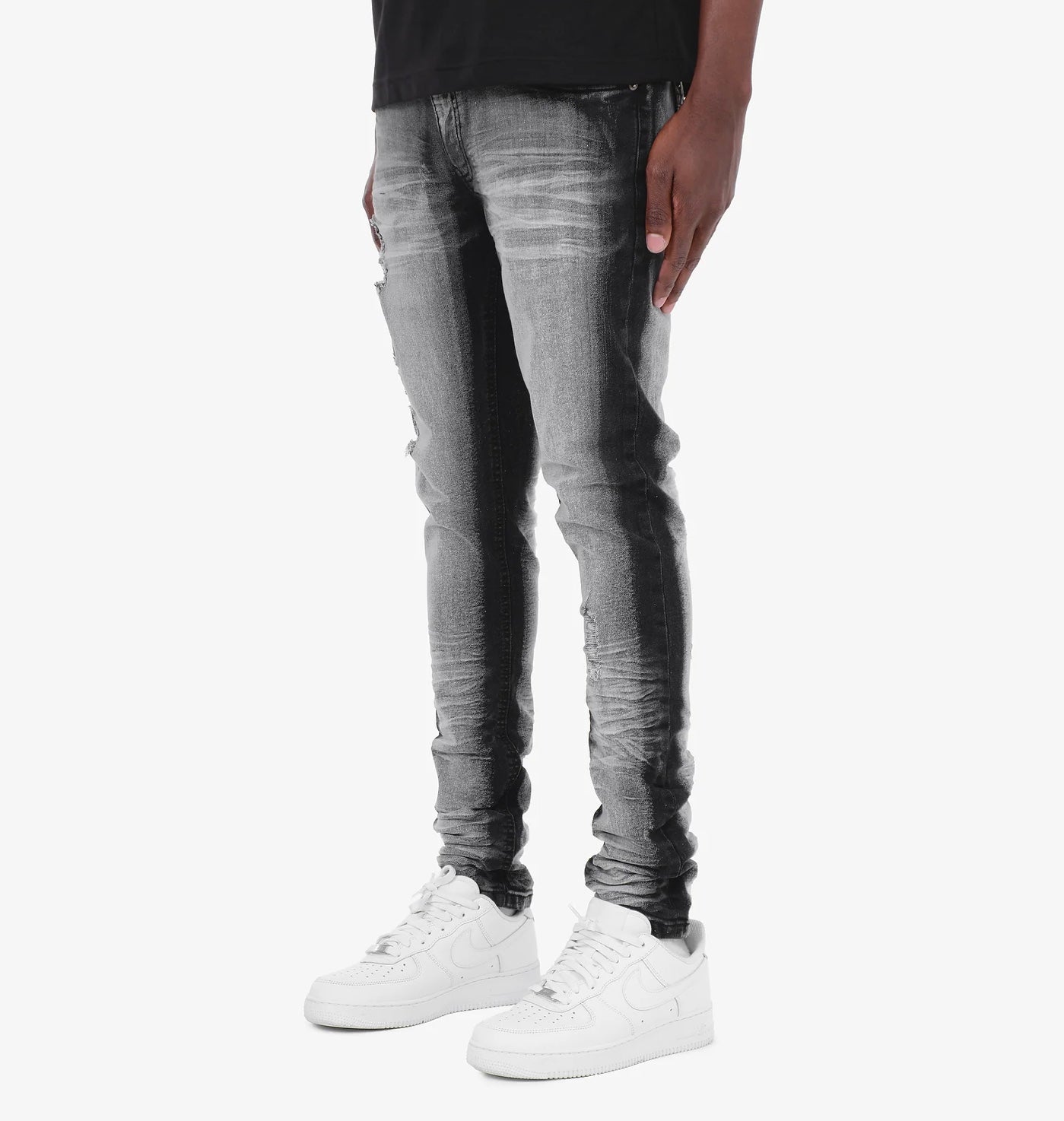 Copper Rivet BLACK SAND WASHED JEANS