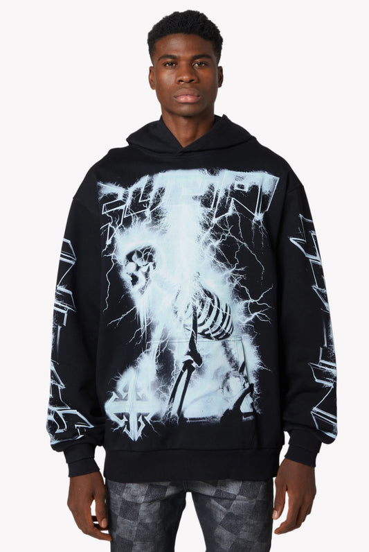 GUAPI BLACK REVIVED HOODIE V1