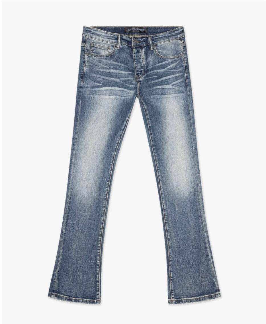 SILNT CHPTRS "CHPTRS. STACKED" D.K Blue Wash