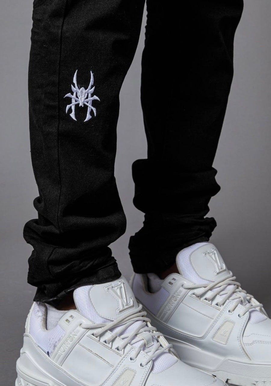 PAIN Jet Black Skinny Denim