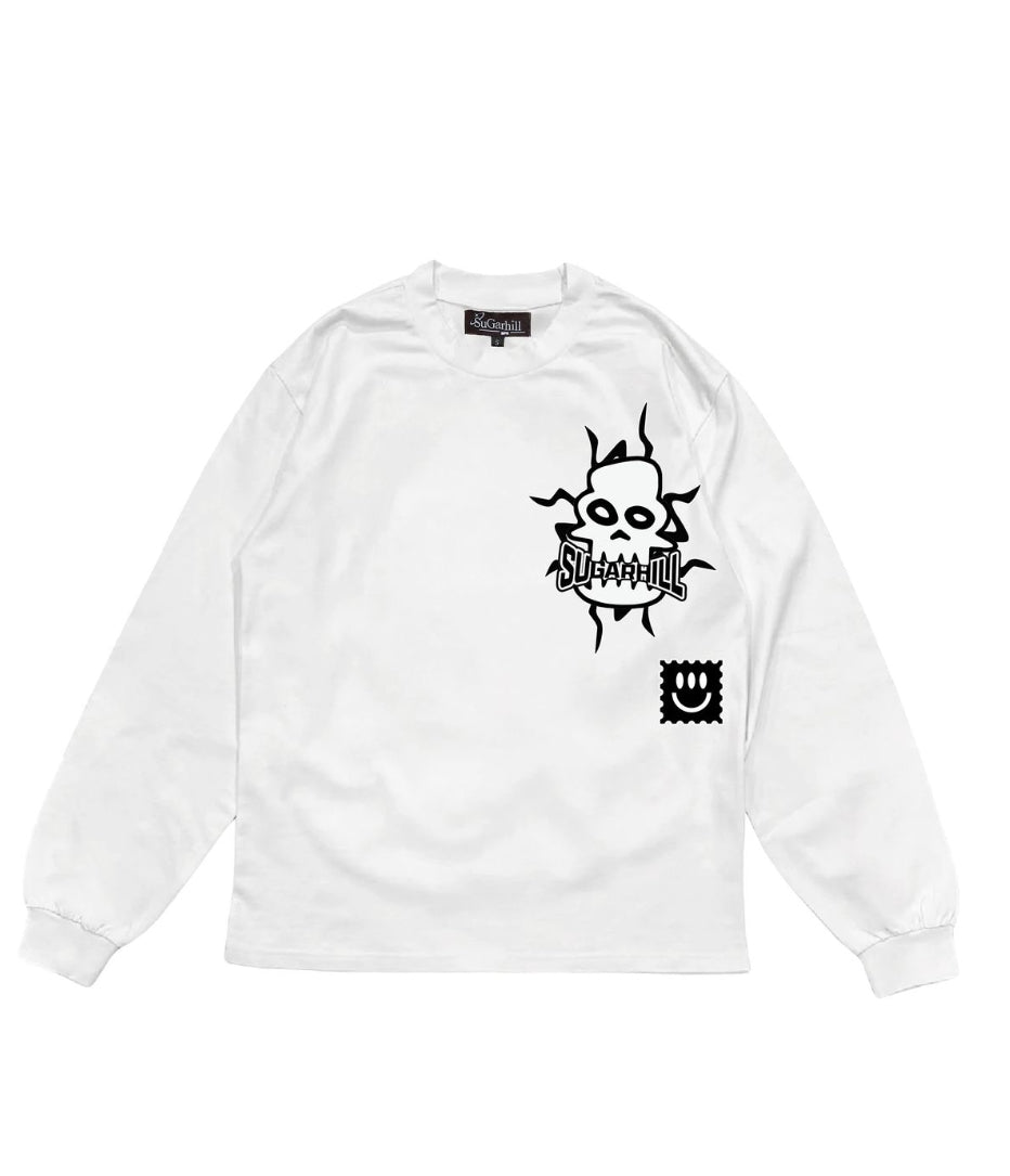 SUGARHILL "FLOATING" L/S T-SHIRT (WHITE)