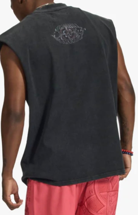 SUGARHILL PESTILENCE" CUTOFF TEE (BLACK VINTAGE)