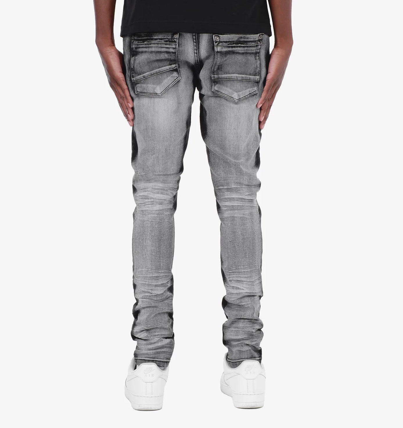 Copper Rivet BLACK SAND WASHED JEANS