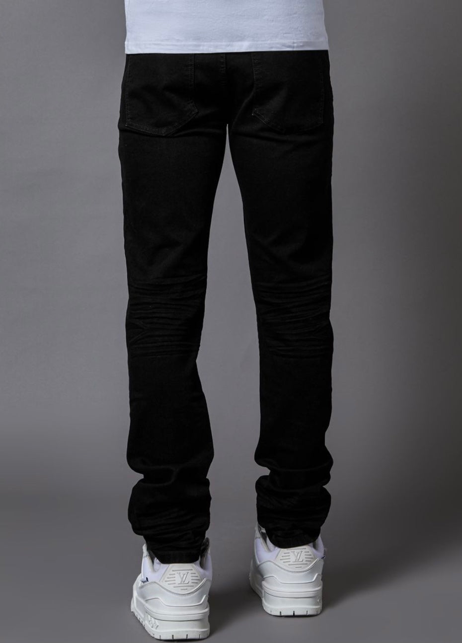 PAIN Jet Black Skinny Denim