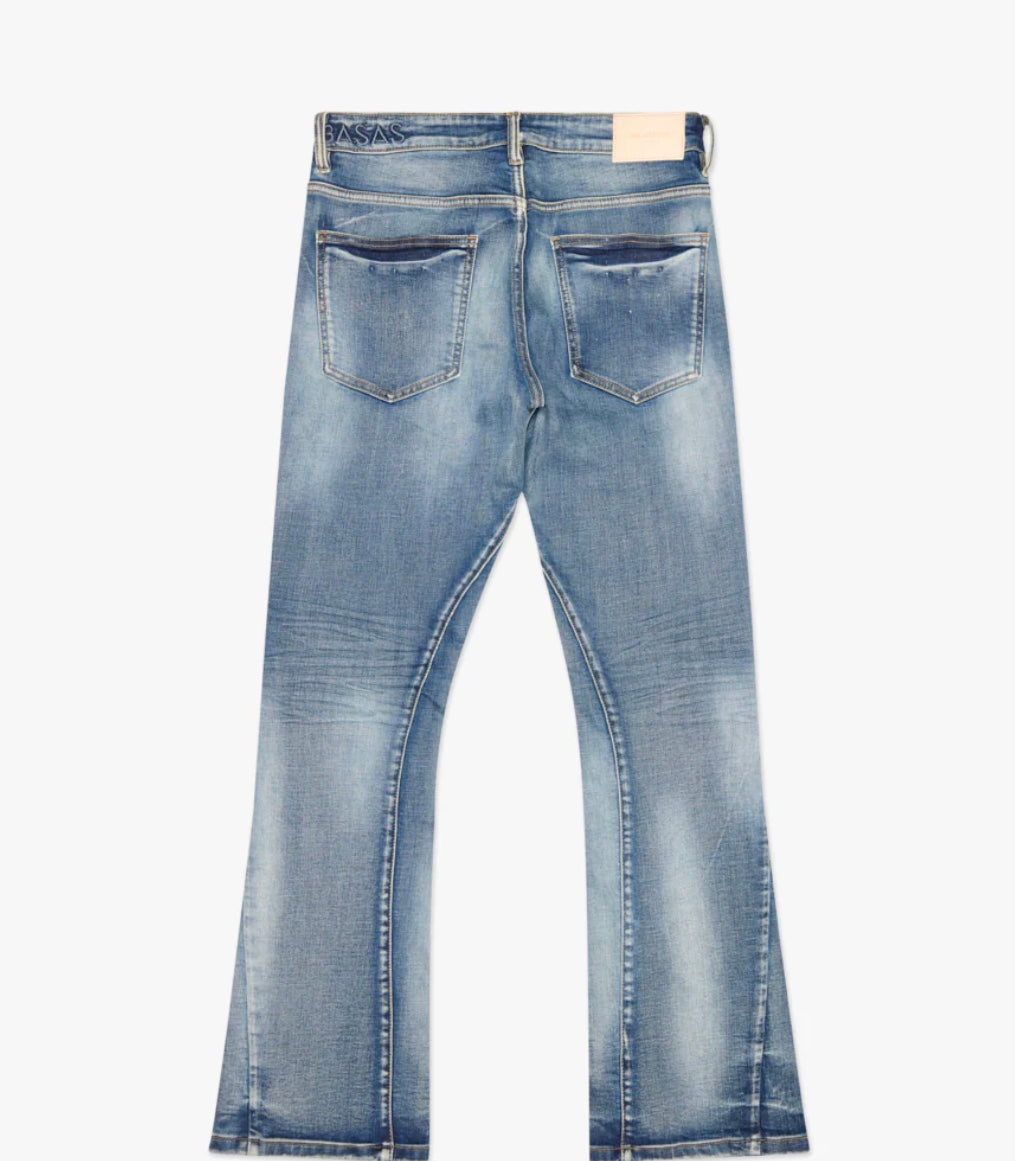 VALABASAS Mr.Stacked Medium Wash