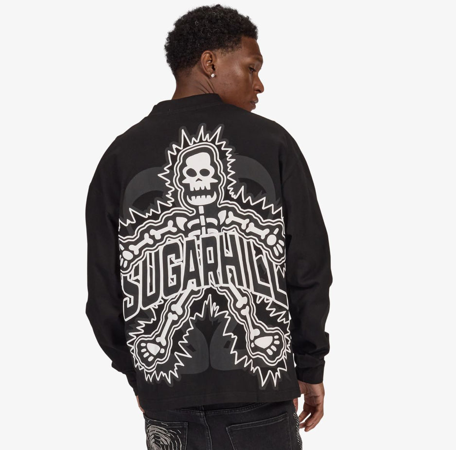 SUGARHILL "FLOATING" L/S T-SHIRT (BLACK)