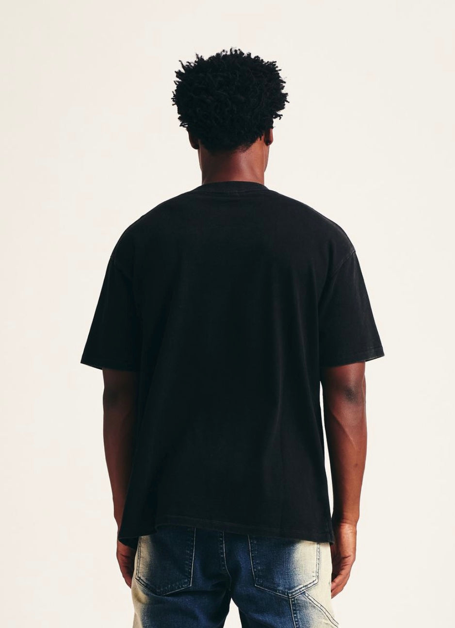 MEMORY LANE HEAVY METAL TEE - BLACK