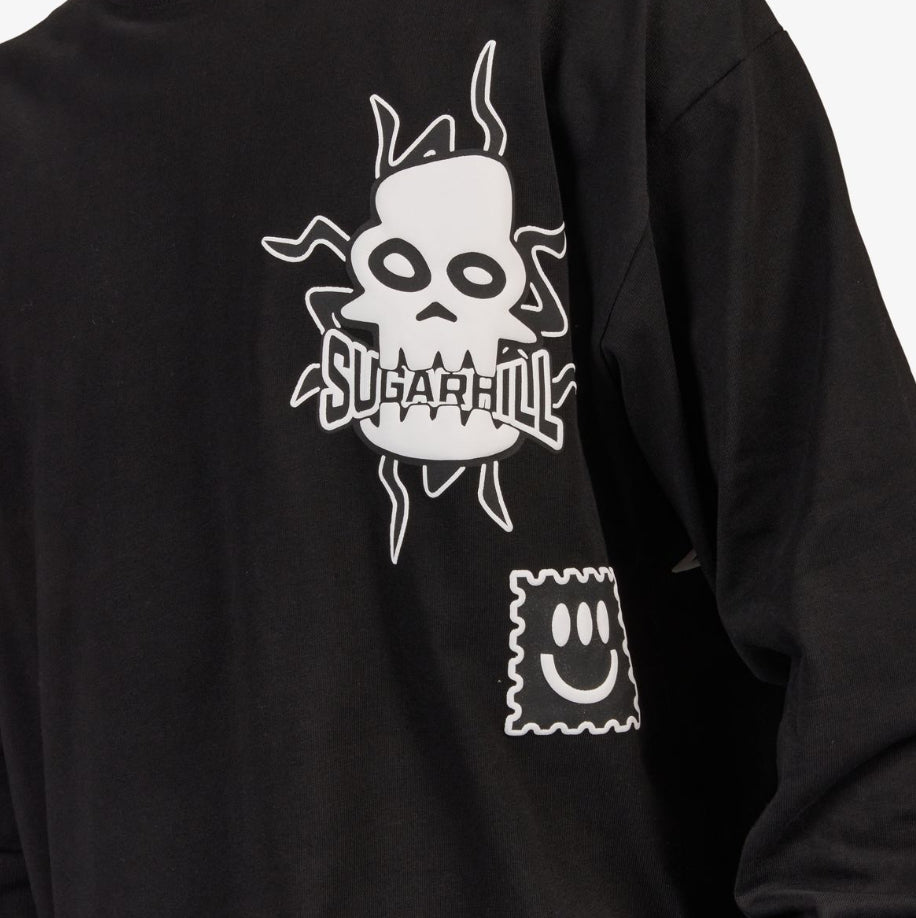 SUGARHILL "FLOATING" L/S T-SHIRT (BLACK)