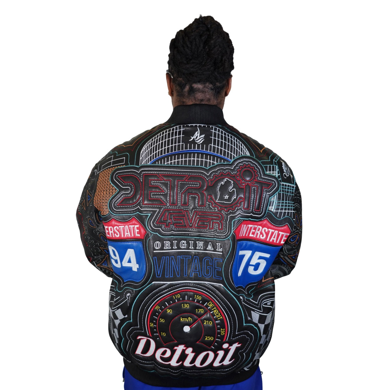 AL WISSAM Detroit 4Ever Embroidered Bomber