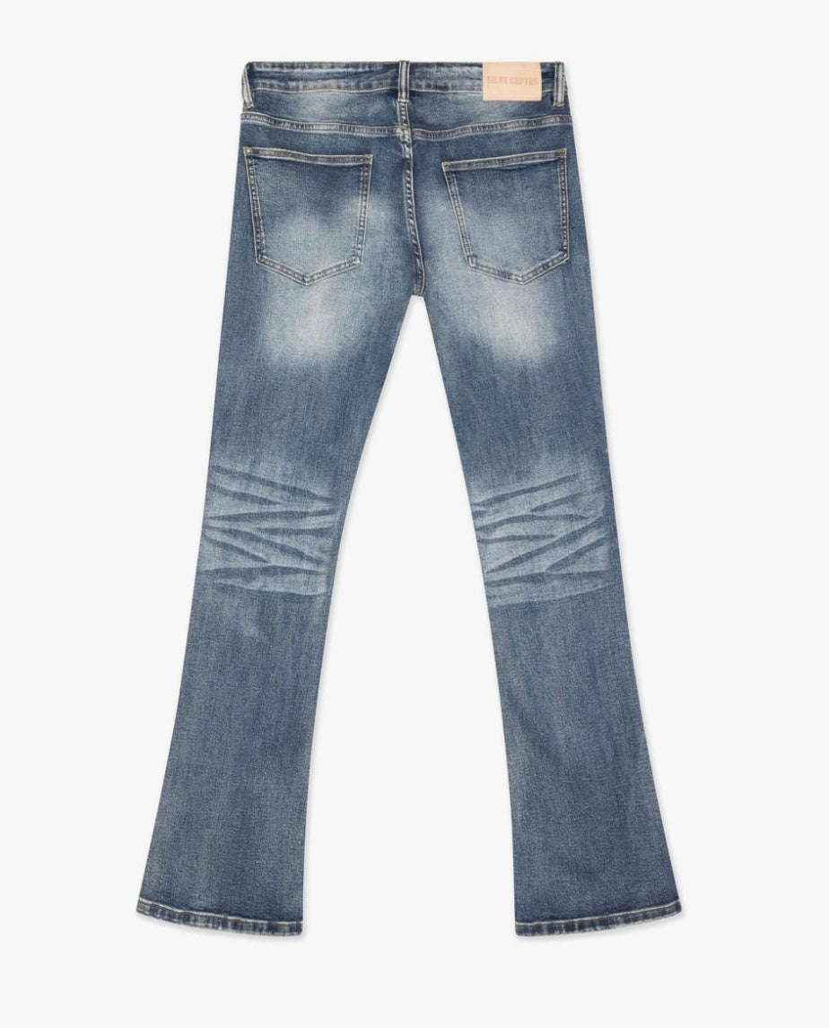 SILNT CHPTRS "CHPTRS. STACKED" D.K Blue Wash
