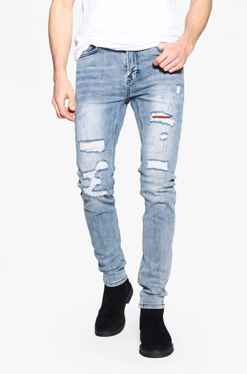 ANOM SAVANNAH BLUE WASH SKINNY FIT