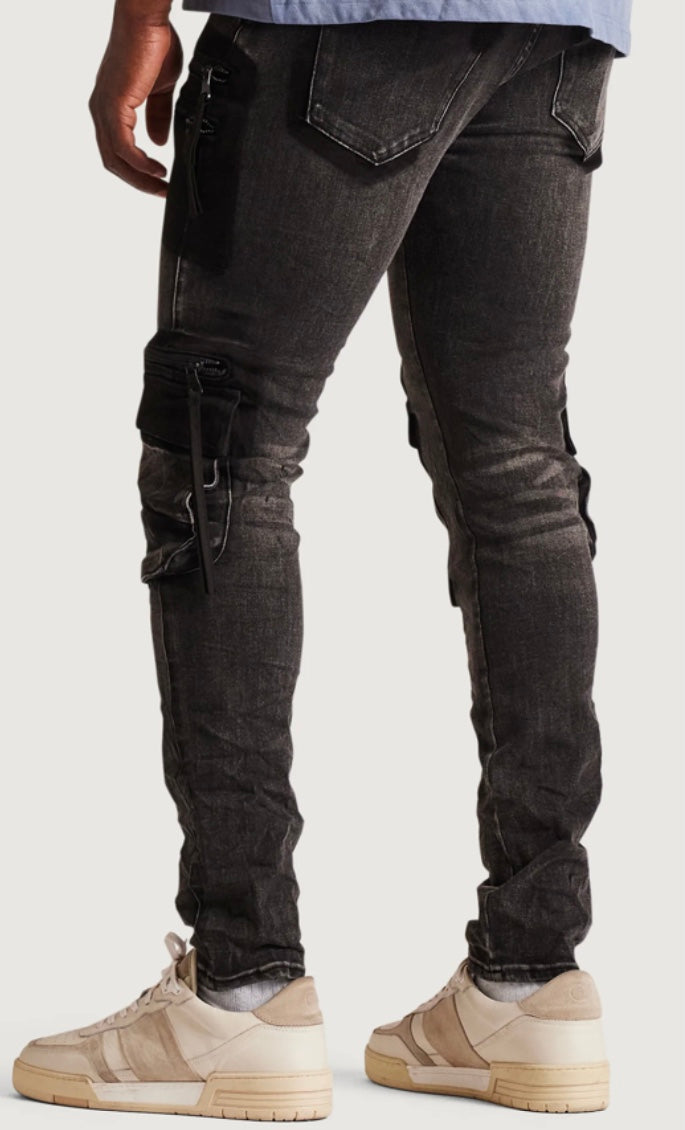 Embellish Joseph Cargo Denim (Smoke Wash)