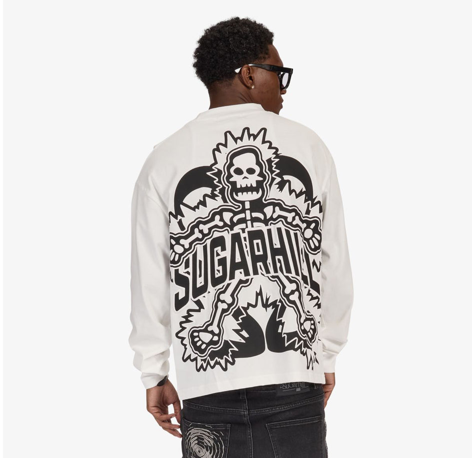 SUGARHILL "FLOATING" L/S T-SHIRT (WHITE)