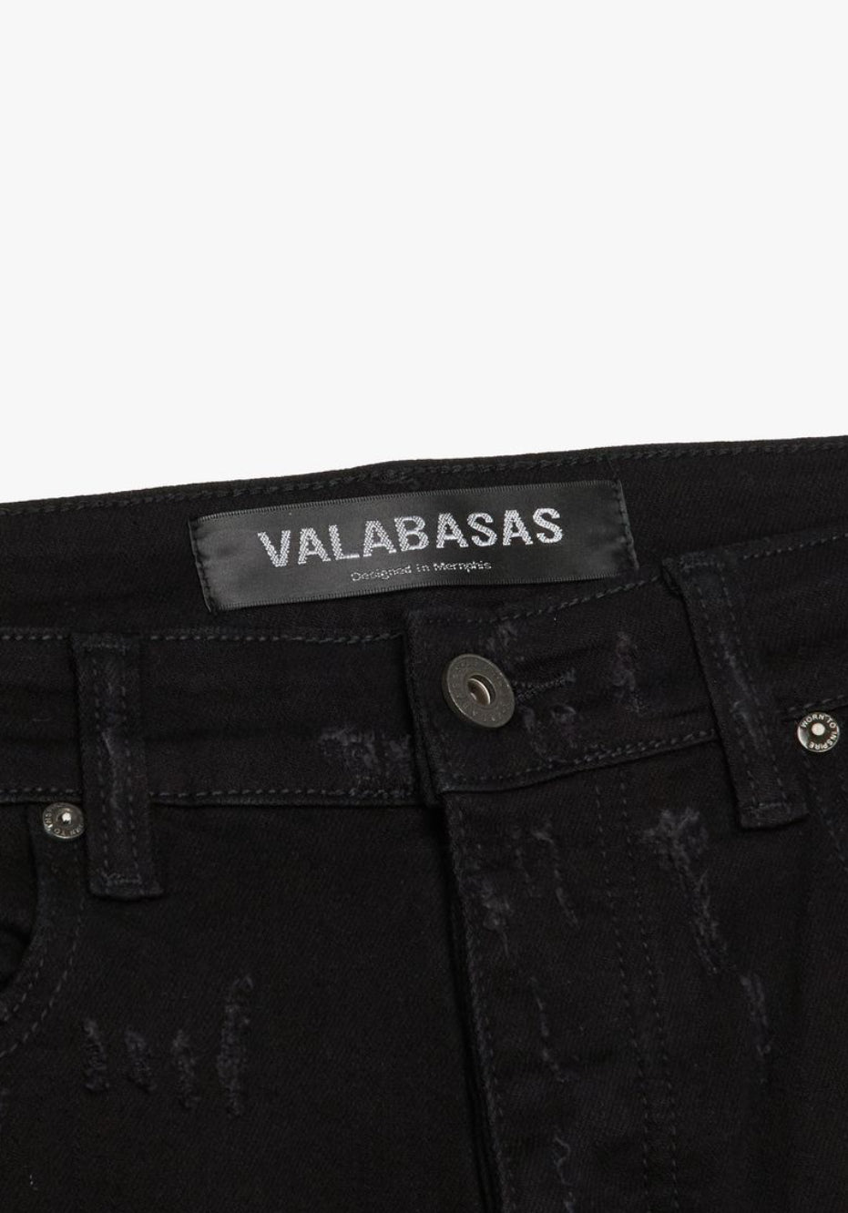 VALABASAS "SLEDGE" BLACK SKINNY JEAN