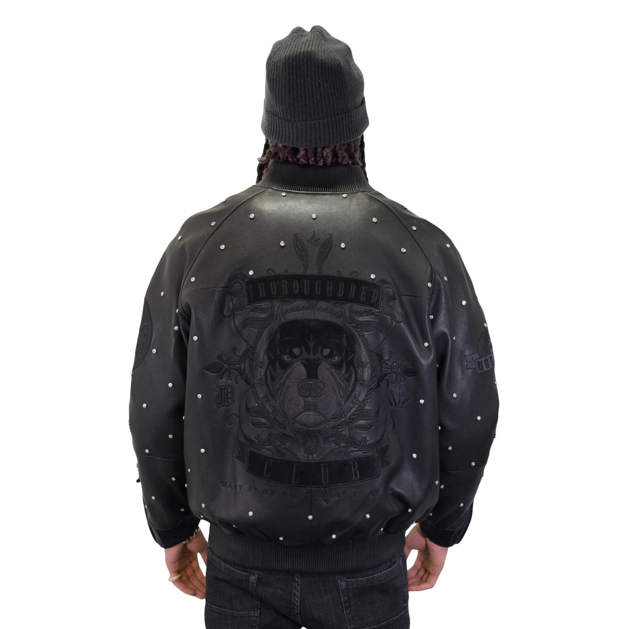 AL WISSAM Bulldog Leather Bomber