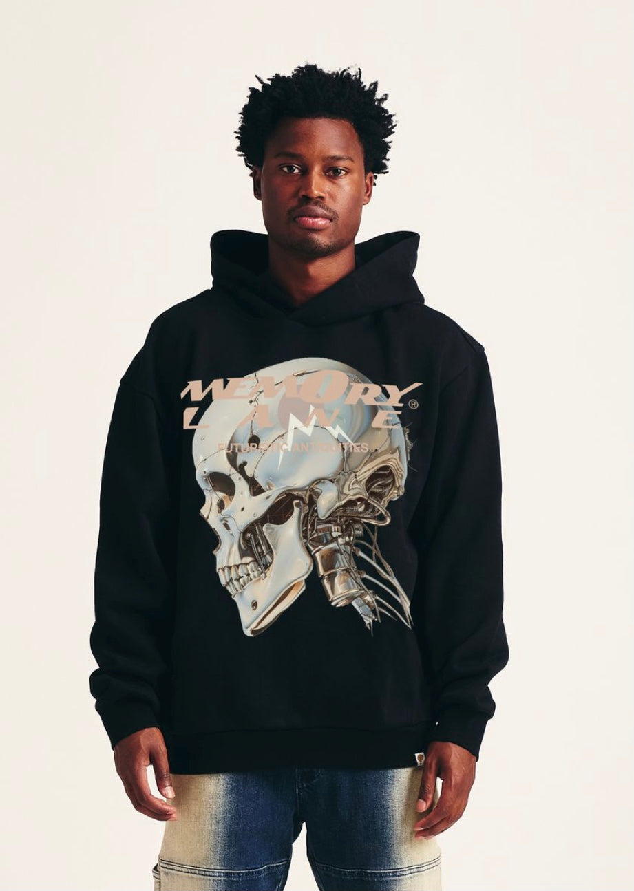 MEMORY LANE T3 HOODIE - VINTAGE BLACK