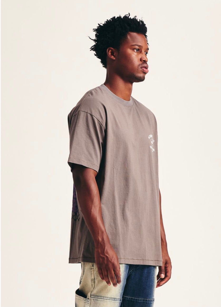 MEMORY LANE STATE OF MIND TEE - CHARCOAL