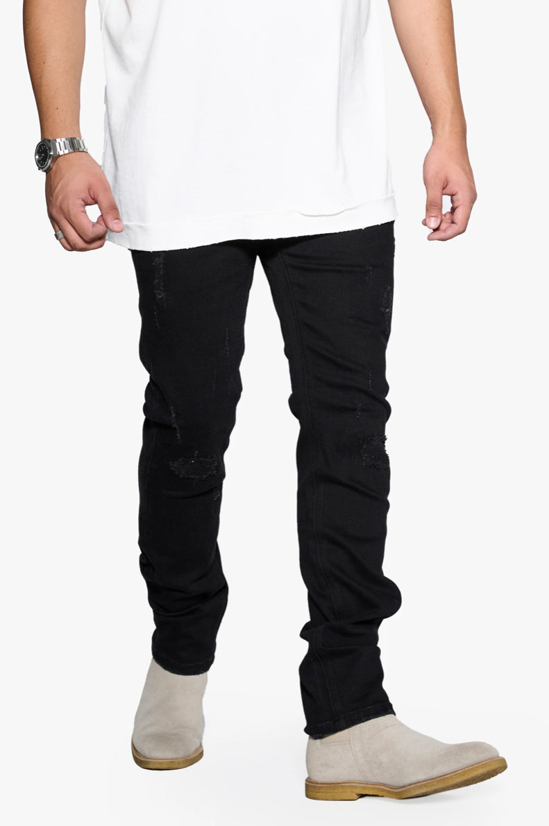 ANOM QUANTUN JET BLACK SLIM FIT