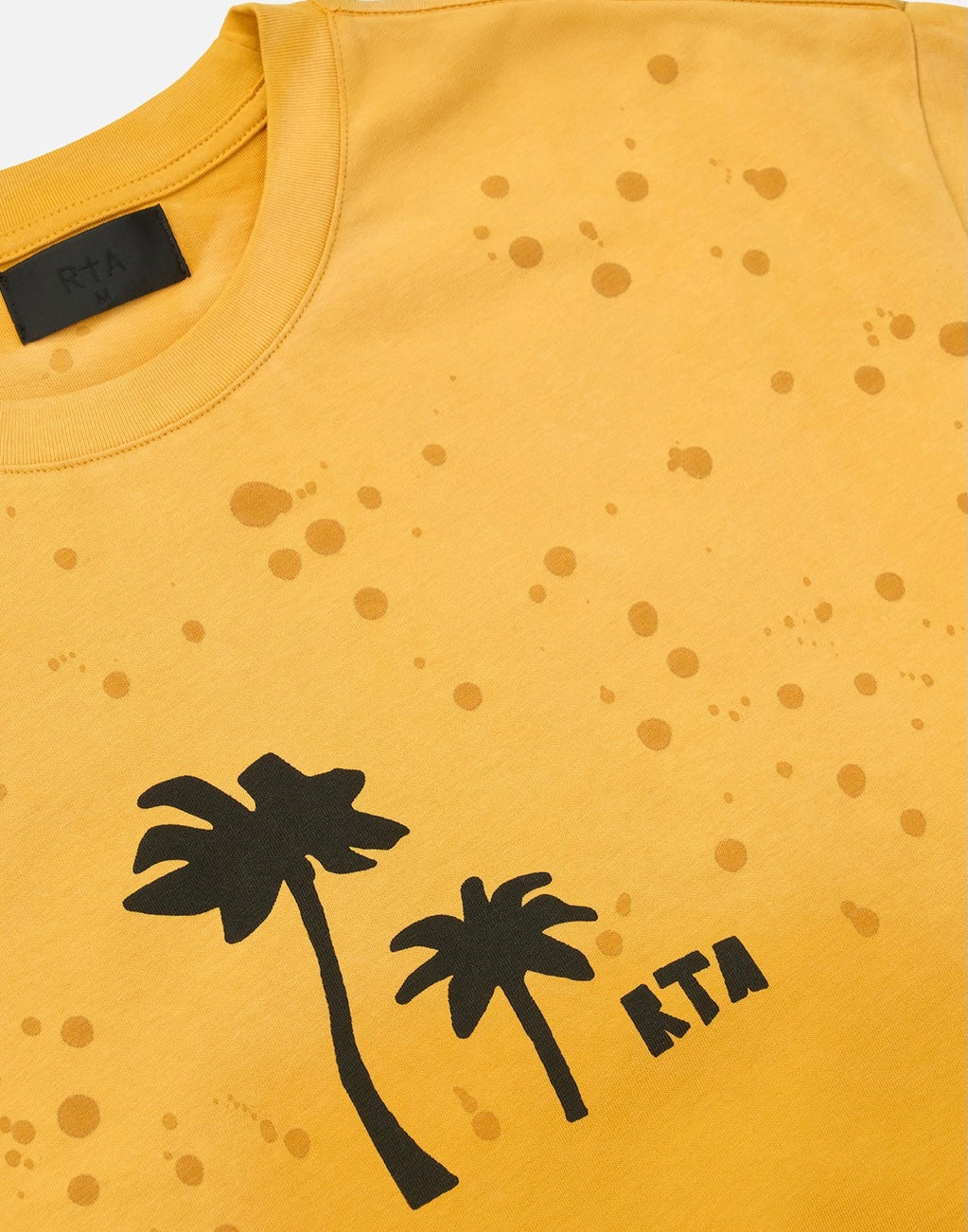 RTA COLIN OVERSIZED SHORT SLEEVE TEE | SUNSET PALM TREES