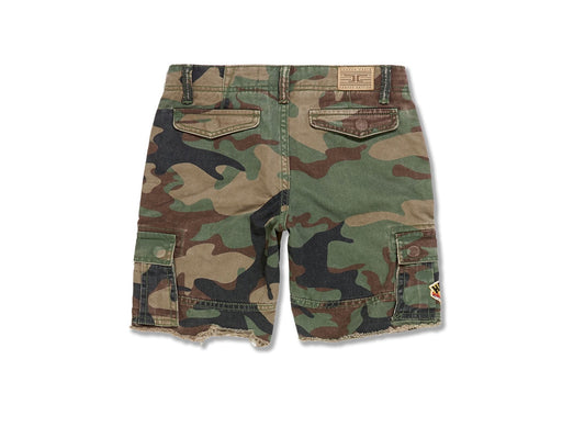 JORDAN CRAIG KIDS WAR ANGEL CARGO SHORTS (VINTAGE CAMO)