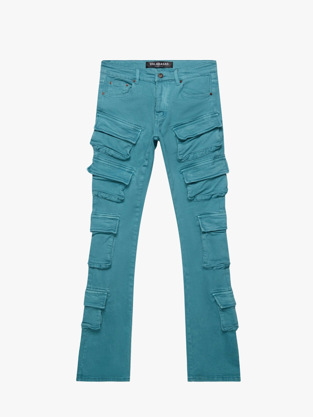 VALABASAS PINNACLE Aqua Stacked Jeans