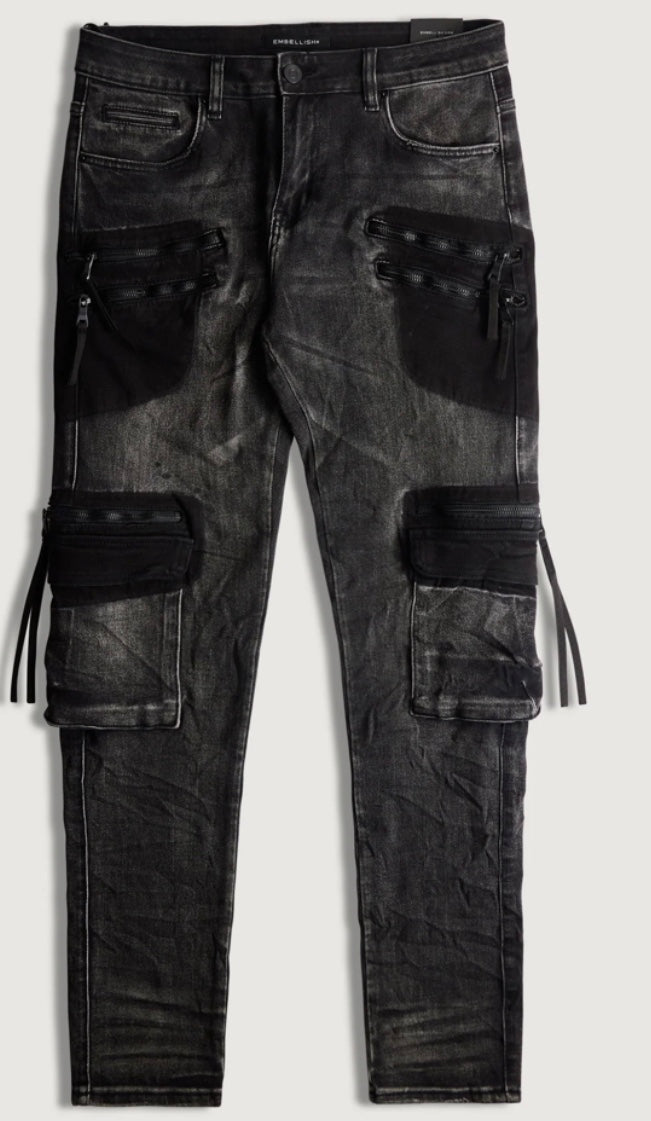Embellish Joseph Cargo Denim (Smoke Wash)