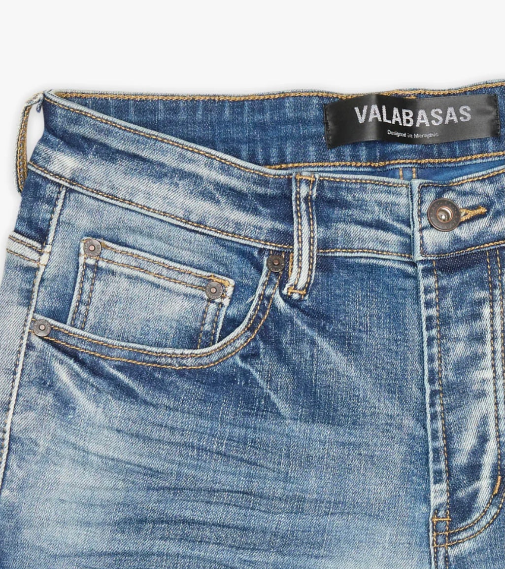 VALABASAS Mr.Stacked Medium Wash