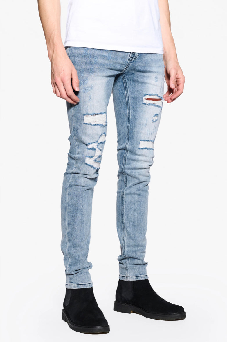 ANOM SAVANNAH BLUE WASH SKINNY FIT