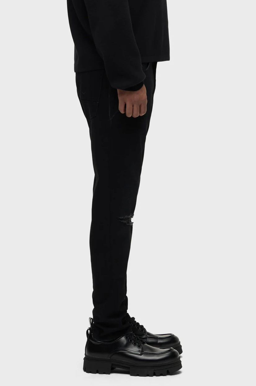 HUDSON ZACK Skinny Destructed Ink Black