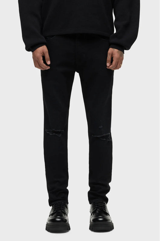 HUDSON ZACK Skinny Destructed Ink Black