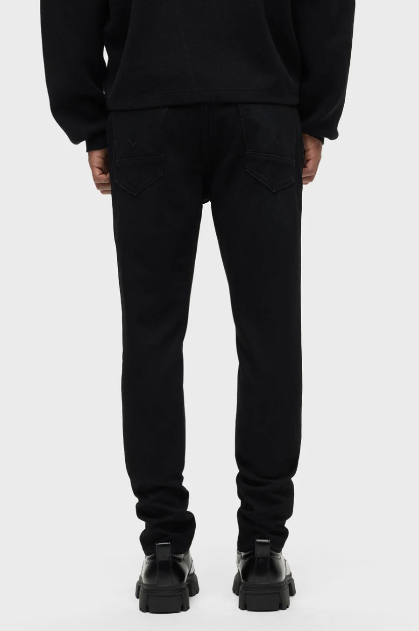 HUDSON ZACK Skinny Destructed Ink Black