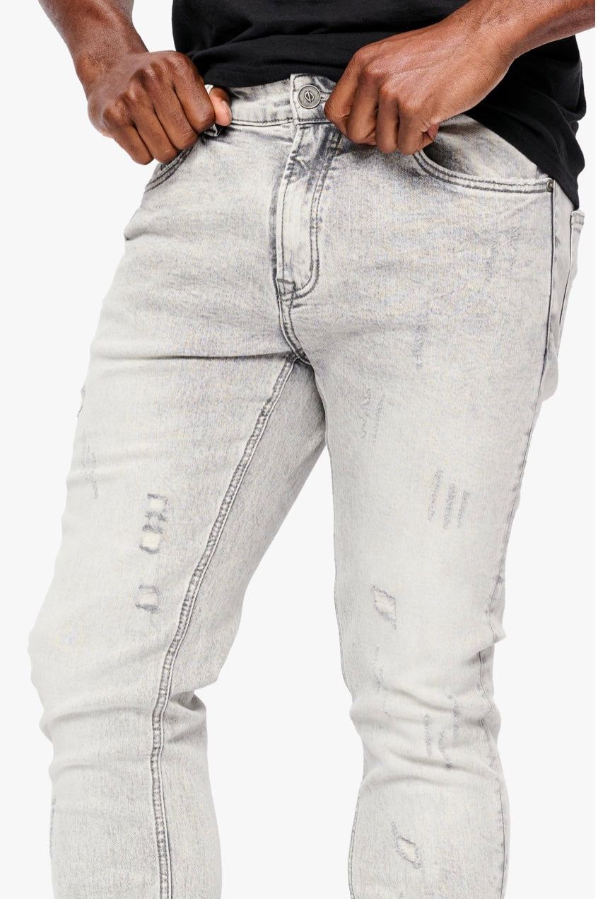 ANOM SKINNY FIT "TIMELESS" LIGHT GRAY