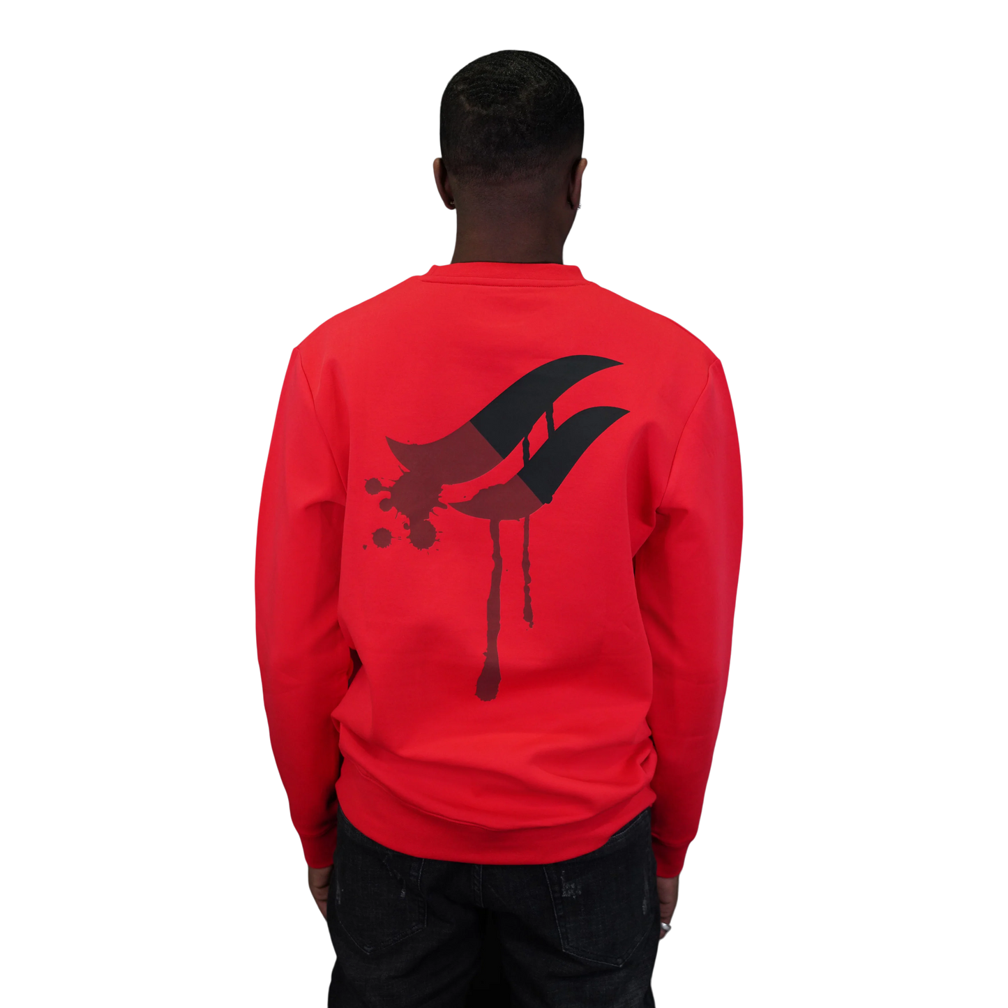 AL WISSAM "I'm Everywhere" Crewneck-Red