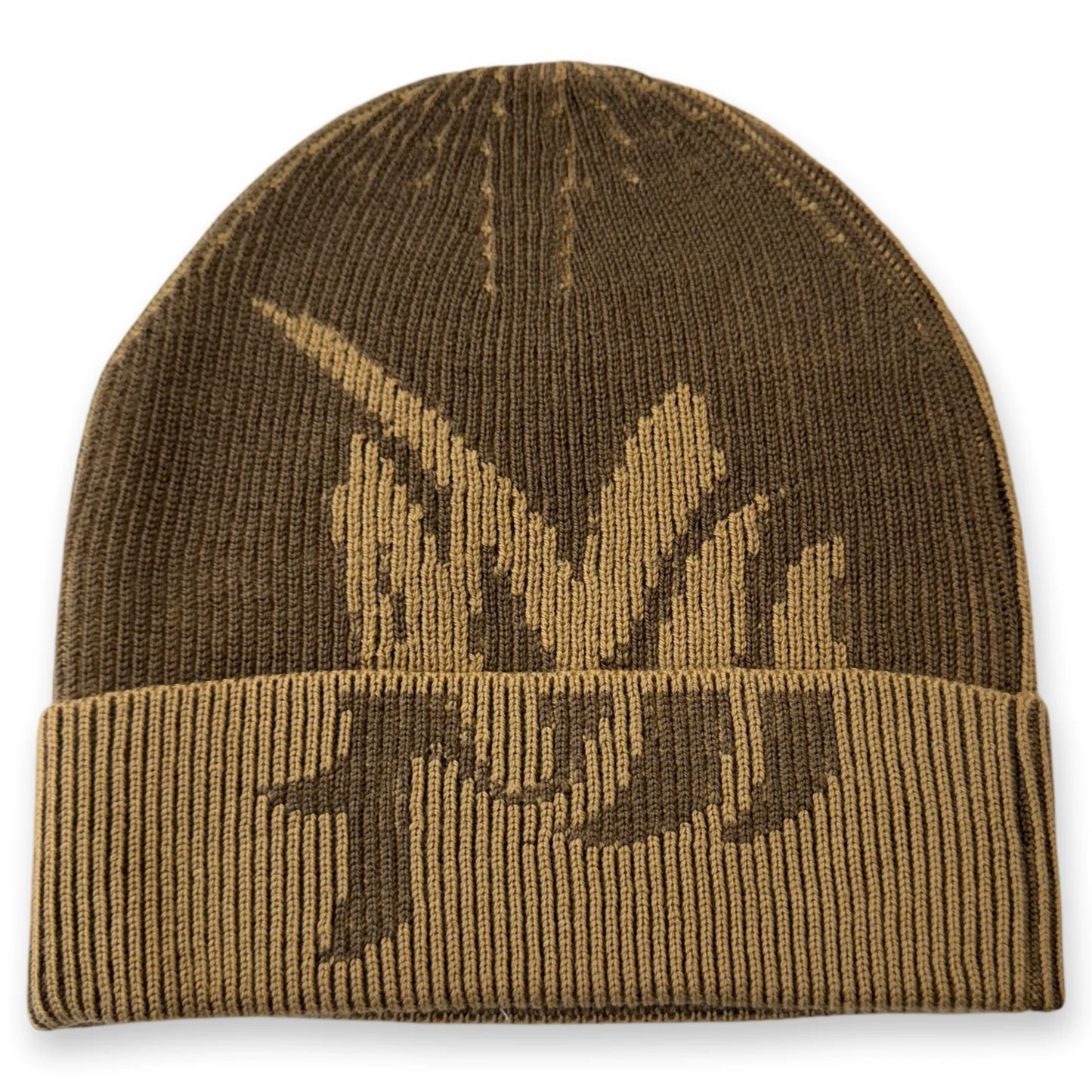 AL WISSAM Legacy Knit Beanie-Light Coffee