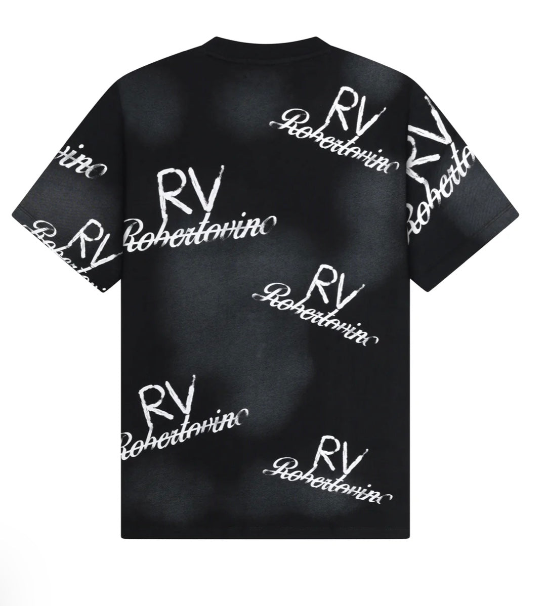 ROBERTO VINO All Over RV Tee - Black