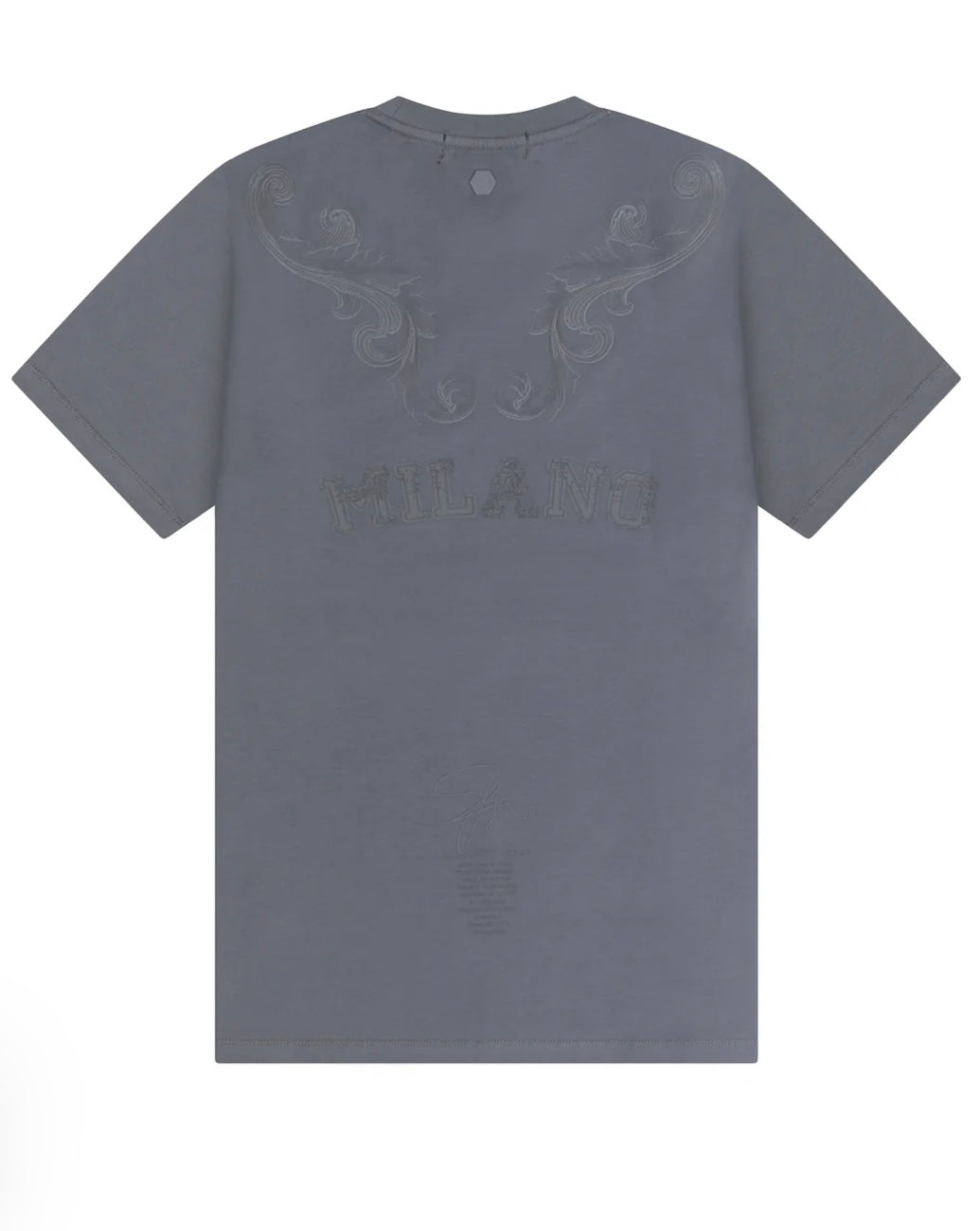 ROBERTO VINO Horns Tee Dark Greyb