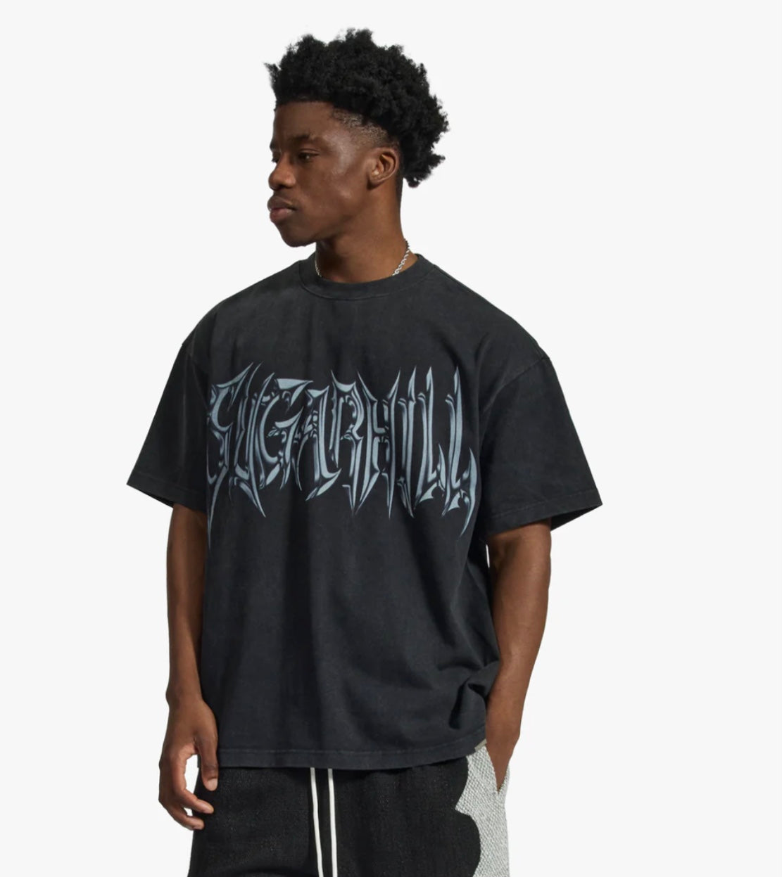 SUGARHILL "MEDUSA" T-SHIRT (BLACK VINTAGE)