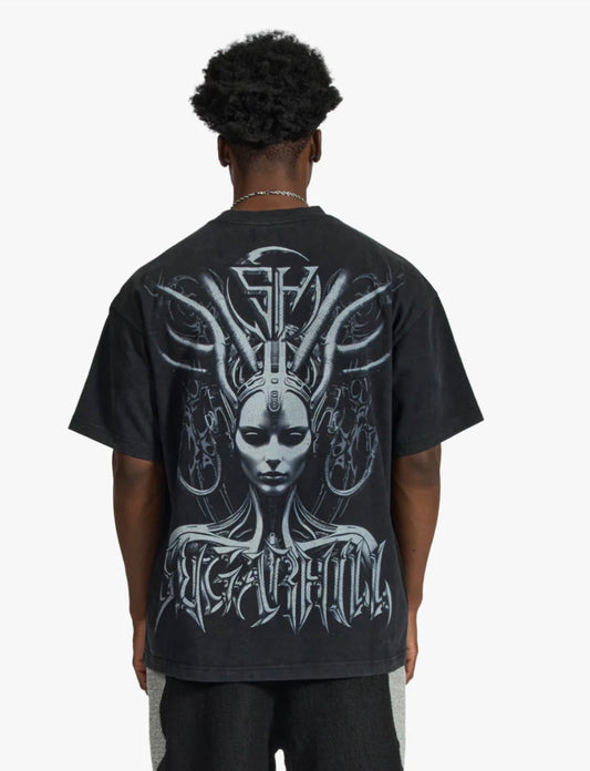 SUGARHILL "MEDUSA" T-SHIRT (BLACK VINTAGE)