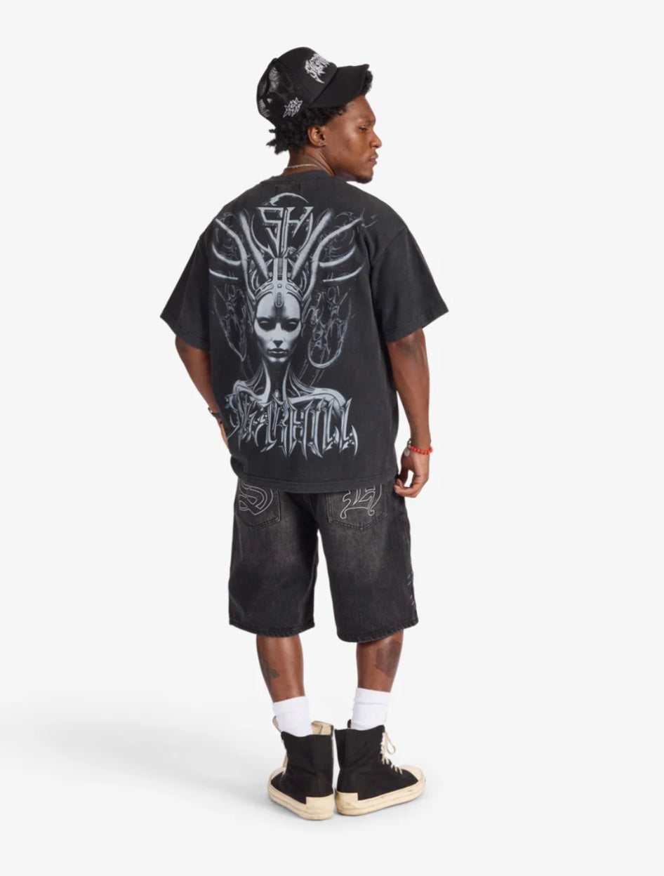 SUGARHILL "MEDUSA" T-SHIRT (BLACK VINTAGE)