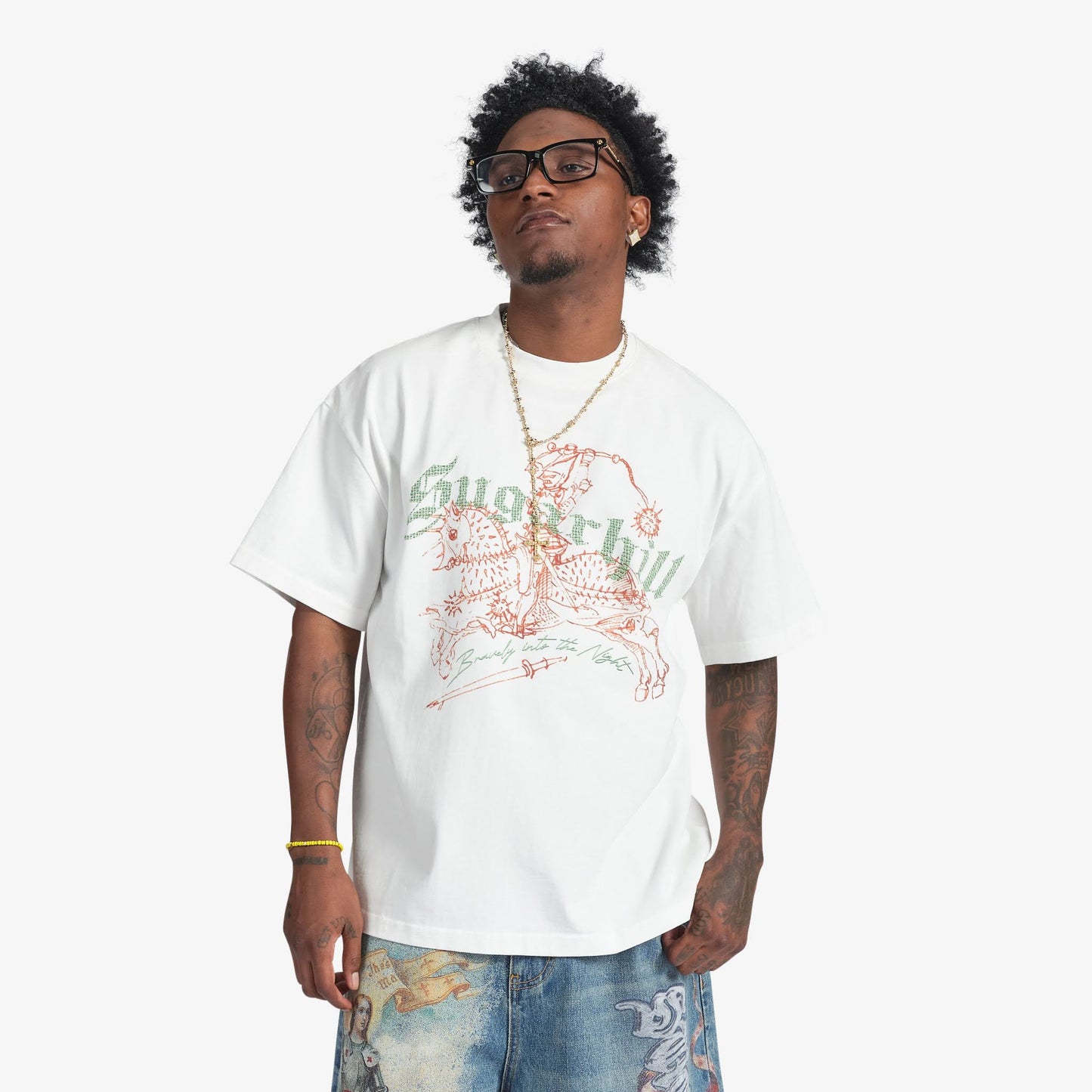 SUGARHILL “GOD&COUNTRY” T-SHIRT White