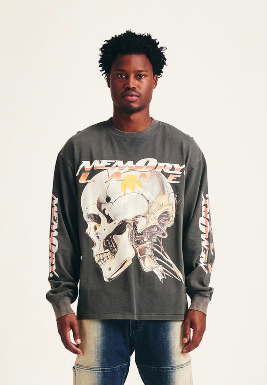 MEMORY LANE CHROME TECH LONG SLEEVE - VINTAGE BLACK