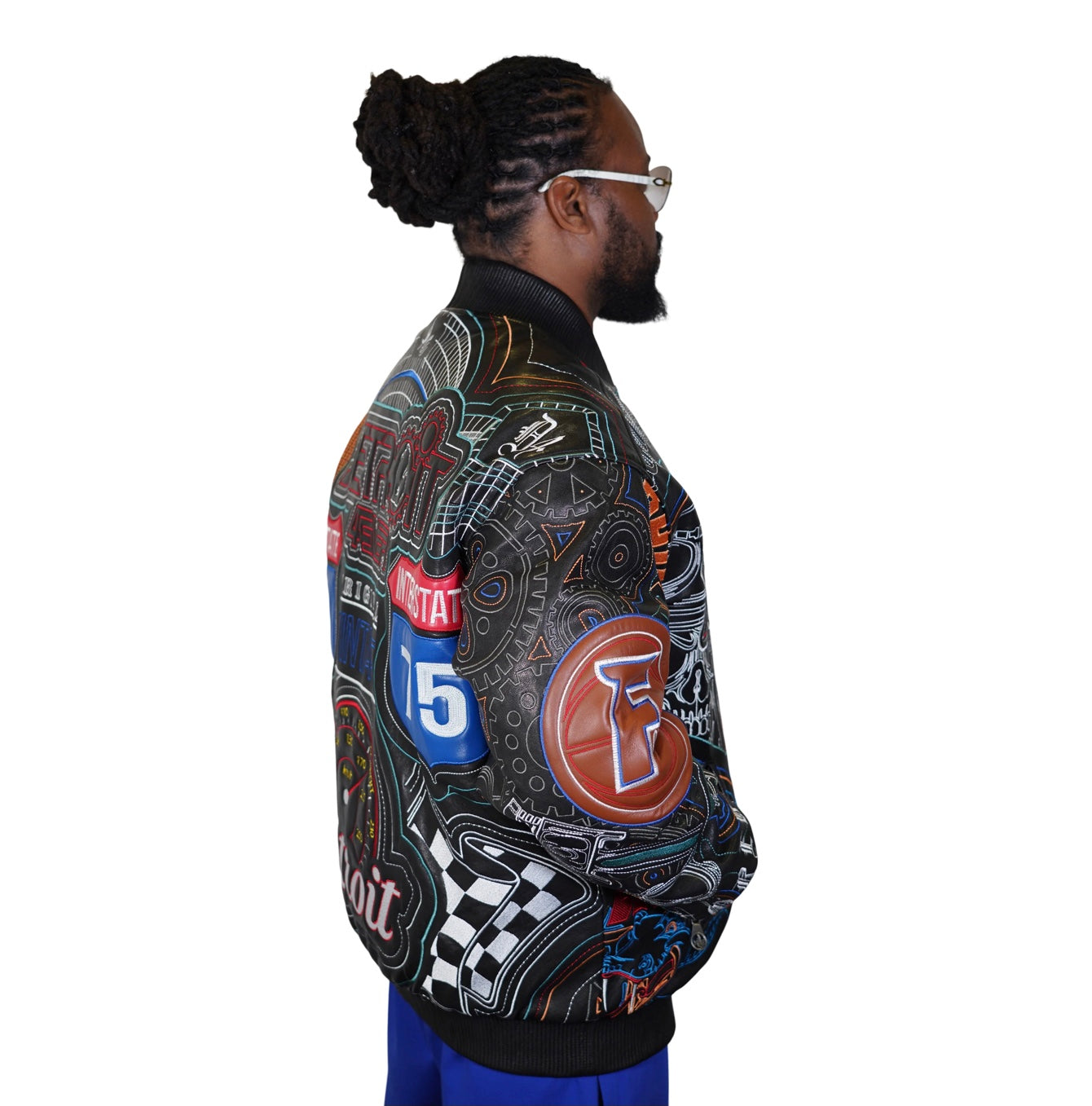 AL WISSAM Detroit 4Ever Embroidered Bomber