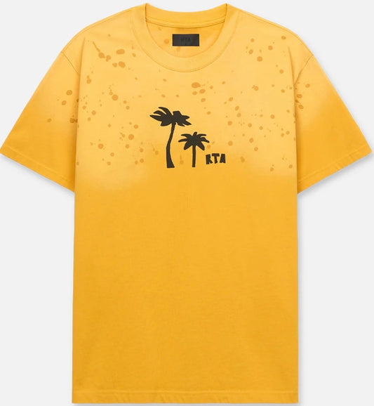 RTA COLIN OVERSIZED SHORT SLEEVE TEE | SUNSET PALM TREES