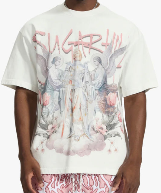 "SUGARHILL HEAVENS GATE" T-SHIRT (WHITE)