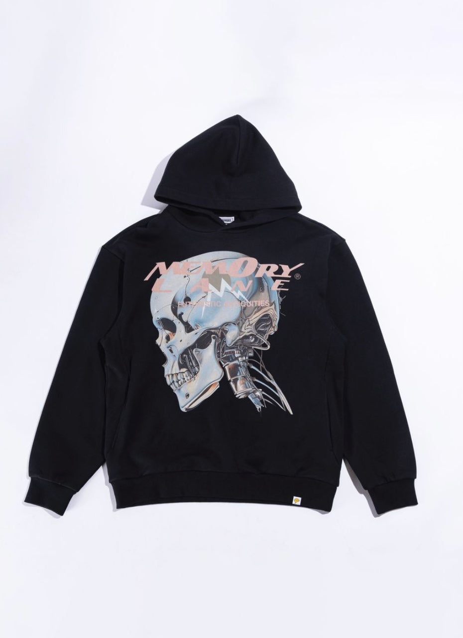 MEMORY LANE T3 HOODIE - VINTAGE BLACK