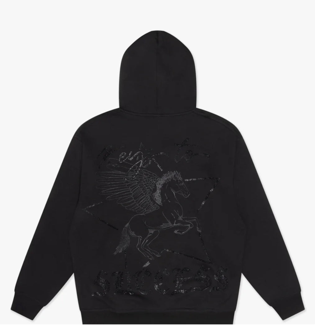 VALABASAS "EQUUS" BLACK HOODIE